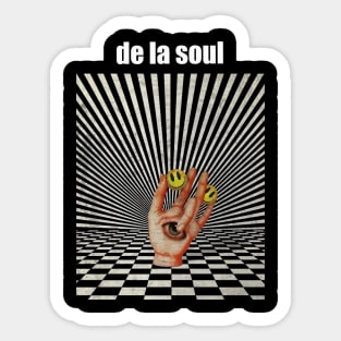 Illuminati Hand Of de la soul Sticker